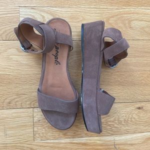 Free People Paris Flatform Sandal